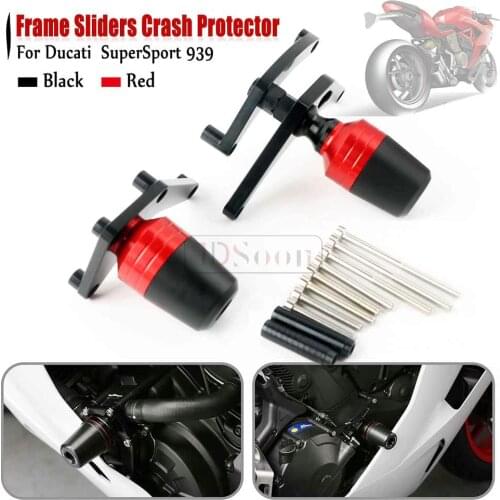 For DUCATI Supersport 939 S 2017 2018 2019 2020 Motorcycle Aluminum Frame Sliders Anti Crash Protector Fairing Guard