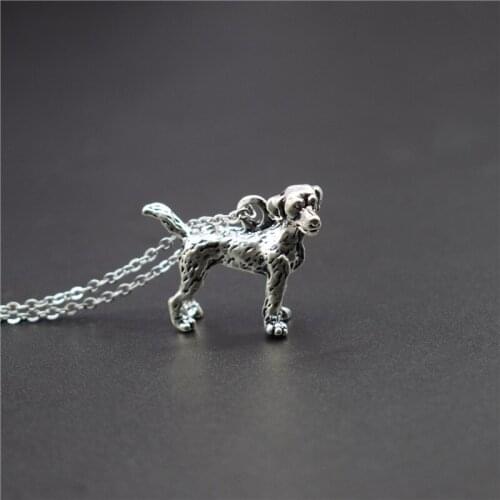 Elfin New Vintage Retro Labrador Retriever Necklace High Quality Labrador Retriever Pendant Necklace Pet Jewelry Dog Jewelry