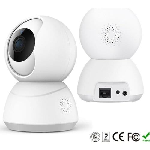 IP Camera 360 Degree WiFi IP Camera 1080P Home Security Mini Camera Night Vision Infrared Two Way Audio