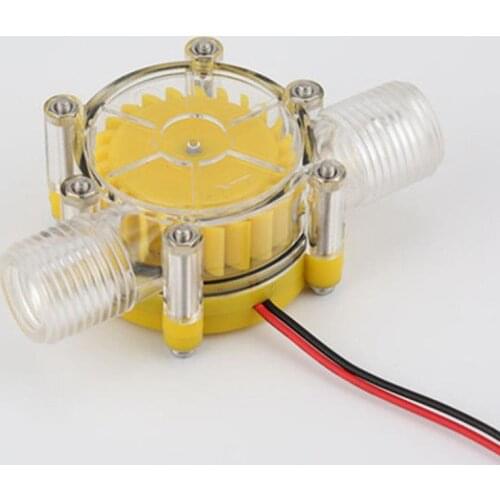 DC 5V/12V/80V 10W Water Flow Pump Mini Hydro Generator Turbine Flow Hydraulic Conversion for energy conversion Energy Generators