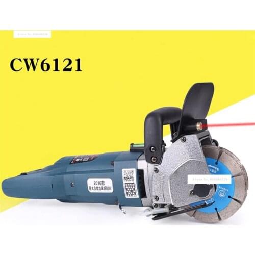 121mm 4800W Blade CW6121 Multifunction Wall Stone Road Groove Cutting Chasing Machine Maximum 5pcs Blade 7000r/min No-load speed