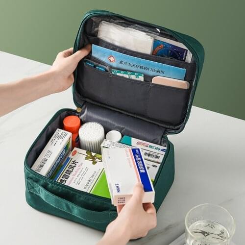 Outdoor travel portable medicine kit Large capacity portable medicine exploration vehicle for home cloth first aid medicine