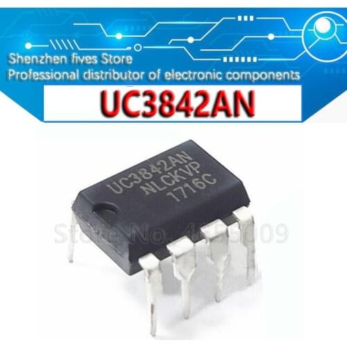 10PCS UC3842AN DIP8 UC3842BN 3842AN DIP 3842 UC3842 DIP-8 new and original IC Chipset