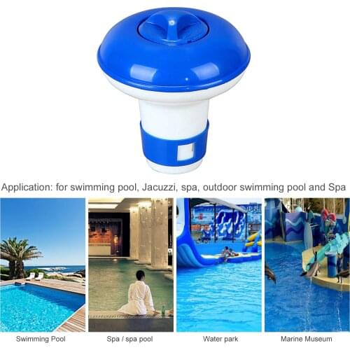 Swimming Pool Large Capacity Jumbo Floater Floating Dispenser Tablet Effervescent Tablets Cleaning Tool All-Purpose Cleaner