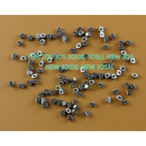 50pcs/lot Original new micro switch LR switch button for 2DS 3DS 3DSXL 3DSLL new 3ds 3dsxl ll Controller Switch Button