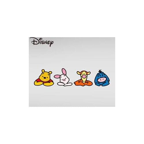 Disney Cars Pooh Bear Personality Creative Cute Funny Cover Scratched Body Sticker Glass Sticker Cartoon Onlookers