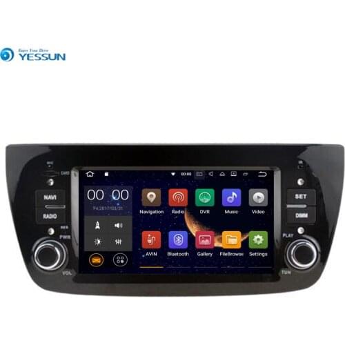 YESSUN Android Radio Car DVD Player For Fiat Doblo 2010~2014 Stereo Radio Multimedia GPS Navigation With WIFI Bluetooth AM/FM