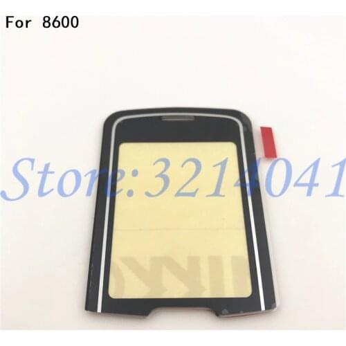 Good quality 100% Original Mirror Display Screen Front Lens For Nokia 8600 Luna Black Color Repair parts