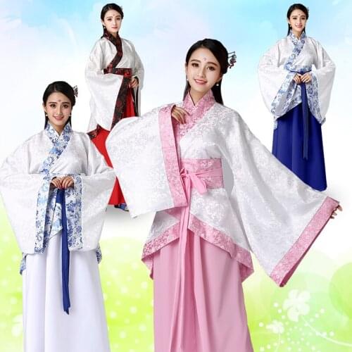 Women Chinese Dance Costumes Qing Dynasty Cosplay Costume Chinese Hanfu Traditional Chinese Dress