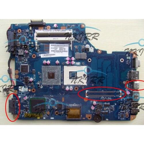 100% working 15" DDR2 KSWAA LA-4981P L25 K000083110 GL40 S478 HDMI MotherBoard for Toshiba satellite L505D L500 L550 L555D