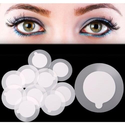 10x Protective Glue Cover Stickers For Jade Crystal Stone Eyelash Extension Tool
