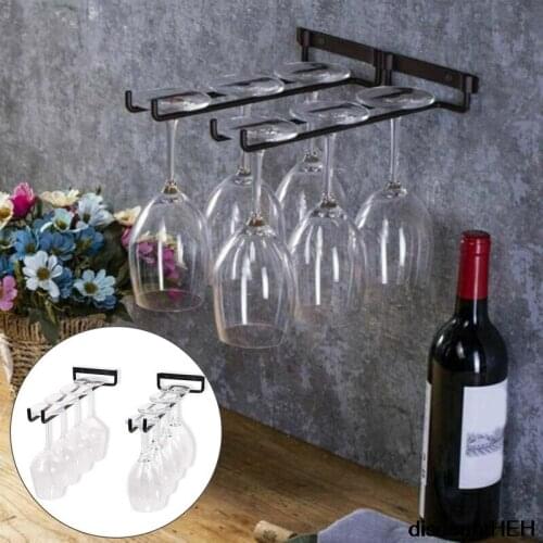 2pcs 30cm Domestic Red Wine Hanging Glass Rack Upside Down Hanging Goblet Single Row Wine Glass Rack Glass Rack Hanging