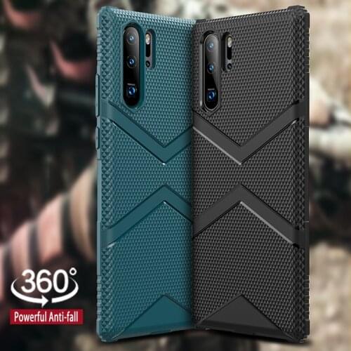 2in1 Armor Case For Huawei P30 Lite Mate 30 Pro Shock Proof Phone Hybrid Phone Cover Tempered Glass Coque Capa