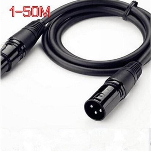 3-pin signal DMX cable DMX512 stage lighting signal cable led par light moving head light Professional customization (1M-50M)