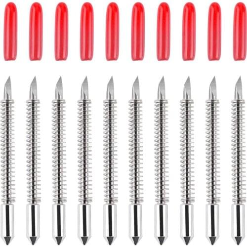 50Pcs 45 Degree Vinyl Cutter Plotter Blades for Graphtec CB09U CB09 Silhouette Cameo Cutting Knife Cricut Maker Retail