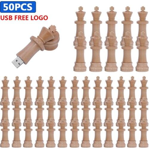 Fashion creativity 50pcs/lot free logo usb flash menory stick 64GB 32GB 16GB 8GB 4GB pen drive pendrive wooden usb flash drives