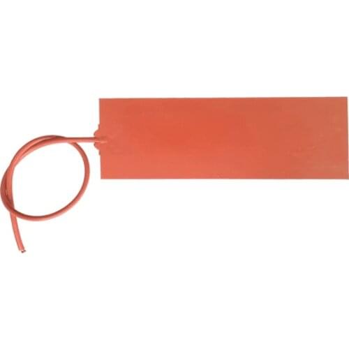 55*40mm 12V 11W Silicone Rubber Heater For Surface Heating with Adhesive and 100K thermistor
