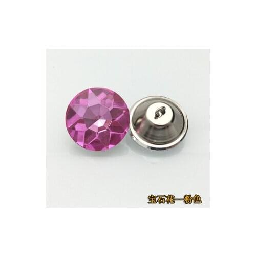 A19 20MM Soft bag crystal button sofa diamond button pull button fixed threading back button flower diamond decorative button