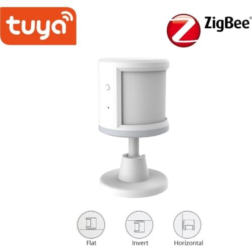 Tuya ZigBee PIR Sensor Smart Wireless WiFi PIR Motion Sensor Battery Powered Detector Home Alarm System Work With IFTTT