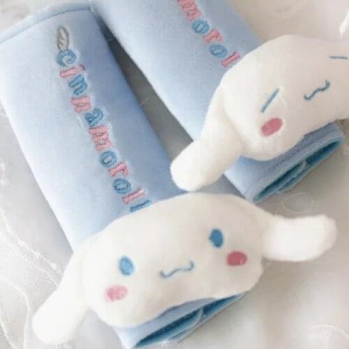 Cute cartoon Pudding dog seat belt cover