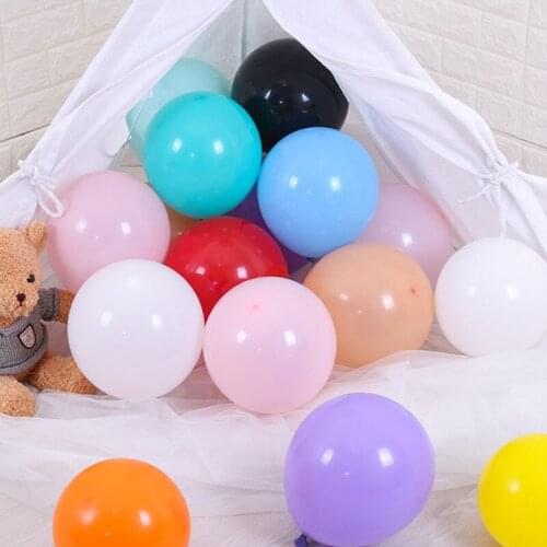 Birthdays Layout Balloons Wedding Bachelorette Party Decoration Accessories Thick Round Matt Latex