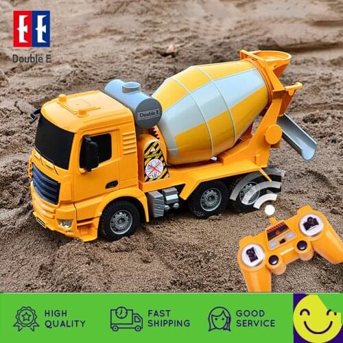CONUSEA RC Truck Engineering Vehicle Model Toy Electric Light And Sound Model Remote Control Mixer Truck children Toy Car XMAS