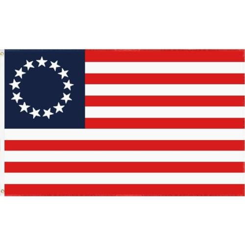 JiaHao Wholesale 100% Polyester Stock 3x5ft High Quality Double Sided Printed American Flag