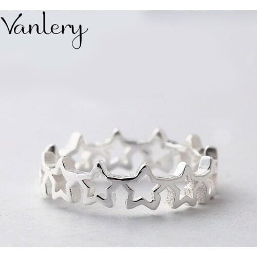 Creative Style Boho Star Rings For Women Men Adjustable Ring Fashion Charm Jewelry Wholesale 2021