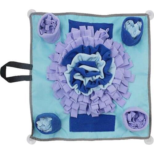 Dogs Nosework Mats Training Snuffle Red&Blue NON-SLIP SURFACE Washable Stress Release Pet Activity EASYTO CARRY