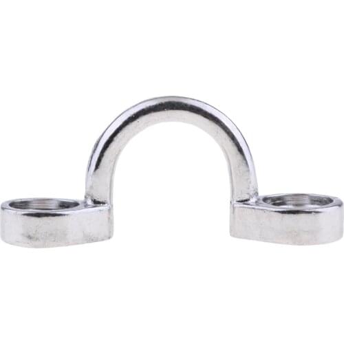 Marine Stainless Steel Deck Loops Tie Down Pad Eye Strap For Canoe Rigging