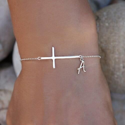 New Fashion Trend Stainless Steel Couple Bracelet English Letter Pendant Adjustable Bracelet Lucky Gift Jewelry