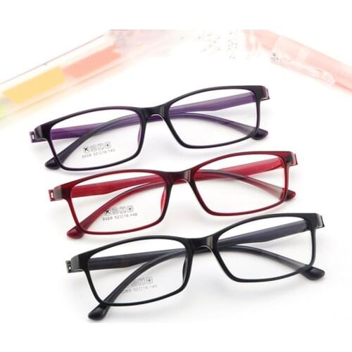 New TR90 Spectacle Frame Mens Personality Literary All-match Eyewear Womens Ultra-light And Comfortable Myopia Eyeglasses 8009