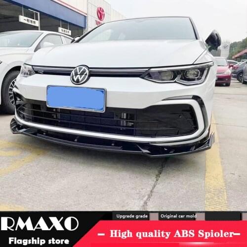 For VW golf 8 GTI R Front shovel Body kit spoiler 2020-2021 Golf 8 ABS Rear lip rear spoiler front Bumper Diffuser Protector