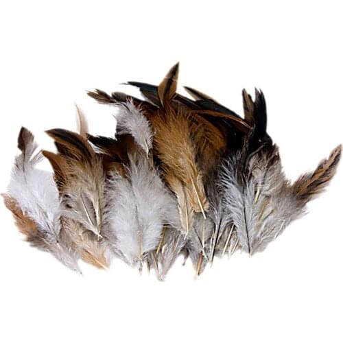 50x Rooster Feather for Hat And Headgear Decor DIY Craft Natural Beauty