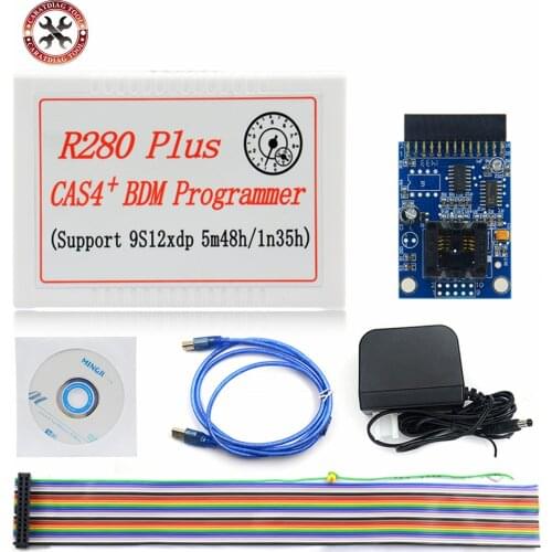 Professional R280 PLUS CAS4 BDM Programmer Support MC9S12XEP100 Chip (5M48H/1N35H) better than R270 Free Shipping