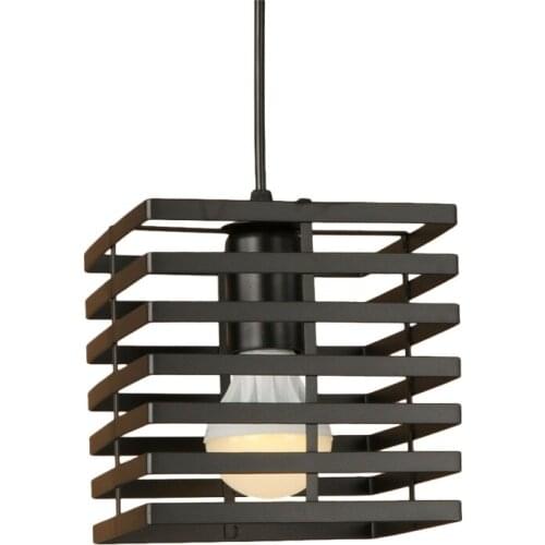 Loft Style Simple Iron Droplight Industrial Vintage LED Pendant Light Fixtures E27 Metal Retro Hanging Lamp Indoor Lighting