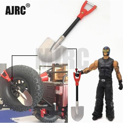 RC Rock Crawler 1:10 Accessories Metal Shovel for TRAXXAS TRX-4 TRX6 D90 D110 Axial SCX10 RC Climbing Truck Car Decorative Tools