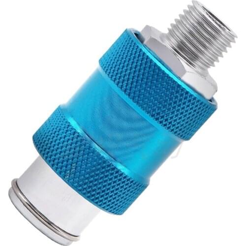 1/8" 1/4" 3/8" 1/2" BSP Thread Sliding Switch Hand Push Valve Pneumatic Flow Control Manual Slide Valve For Air Compressor