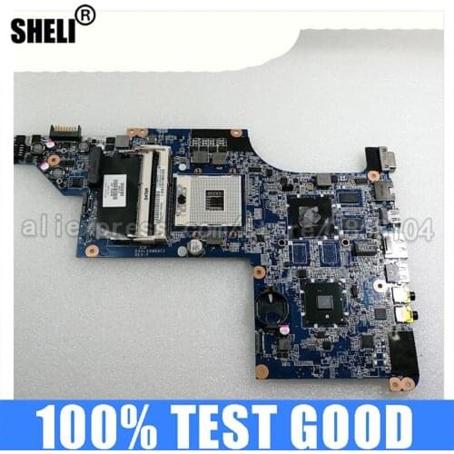 SHELI 603643-001 laptop motherboard for HP DV6T DV6-3000 HM55 Fully tested Mainboard DA0LX6MB6F2