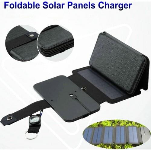 Sunpower Foldable Portable solar Panel mobile battery charger Solar Panels cells 5V 10W for phone outdoor camping Adventure