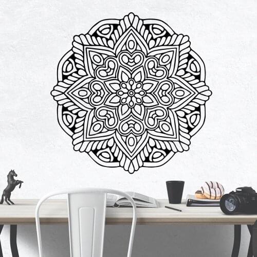 Funny mandala muslim Islam Vinyl Wallpaper Roll Furniture Decorative Kids Room Nature Decor Wall Art Decal
