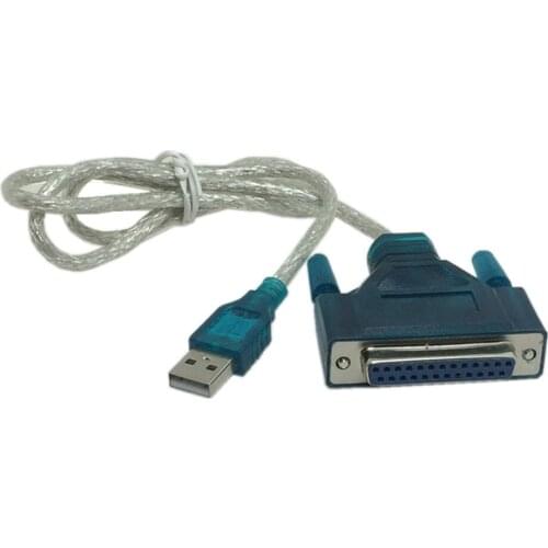 USB 2.0 To 25 Pin DB25 Parallel Port Cable IEEE 1284 1 Mbps Parallel Printer adapter Cable for Computer PC Laptop