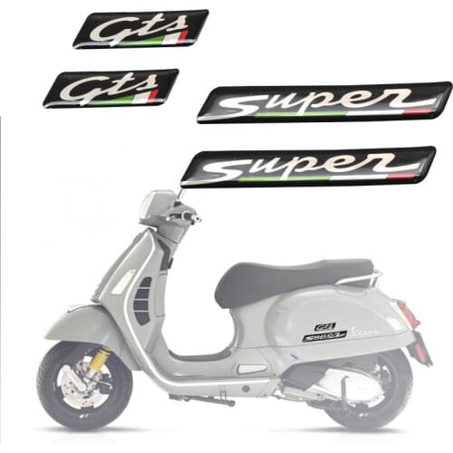 For Vespa GTS Super 300 GTS300 Sport Scooter 3D waterproof Stickers Body Shell Decals Emblem Reflective Logo