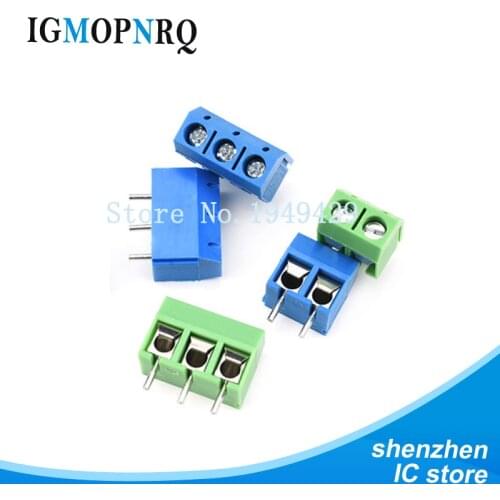 20PCS KF301 KF128 KF350 2P 3P 5mm / 3.5mm / 2PIN 3PIN Terminal Screw Terminal Connector Splice connector