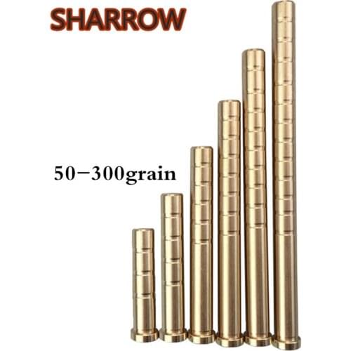 12/24Pcs 50-300Gr Archery Copper Seat Copper Heavy Weight Connect Fit ID6.2mm Arrow Shafts Arrow Shooting Practice Accessories