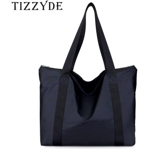 2019 Large Capacity Tote Bags For Women 2019 New Simple Ladies Oxford Shoulder Bags High Quality Warterproof Shopper Bag SHQ337