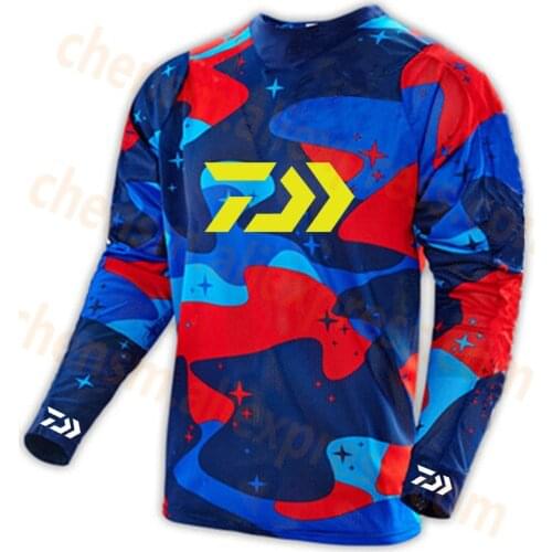 2020 DAIWA Summer Men Long Sleeve Fishing Clothing Ultrathin Sunscreen Anti-uv Breathable Coat Fishing Shirt Size XS-5XL Jacket