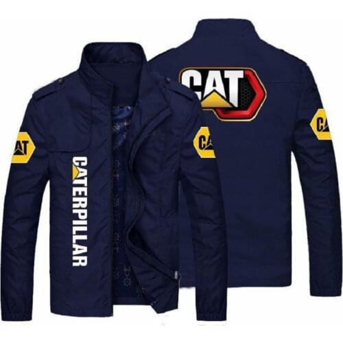 2021Boutique car brand logo printed jacket mens spring and autumn zipper cardigan windproof slim-fit motorcycle jacket