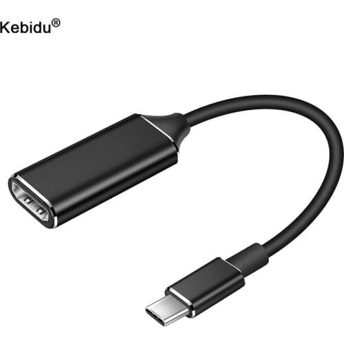 4K 30hz USB Type C Adapter USB 3.1 (USB-C) to HDMI-compatible Adapter Male to Female Converter for PC Computer TV Display Phone