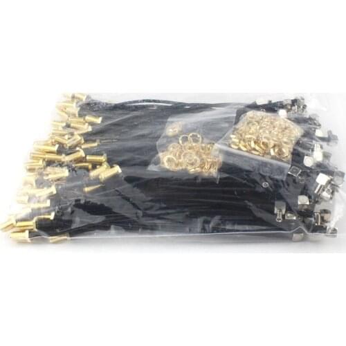 50pcs/lot SMA Female Jack To TS9 Male Right Angle RG174 Pigtail Cable 15cm or 20cm Antenna Coaxial Cables